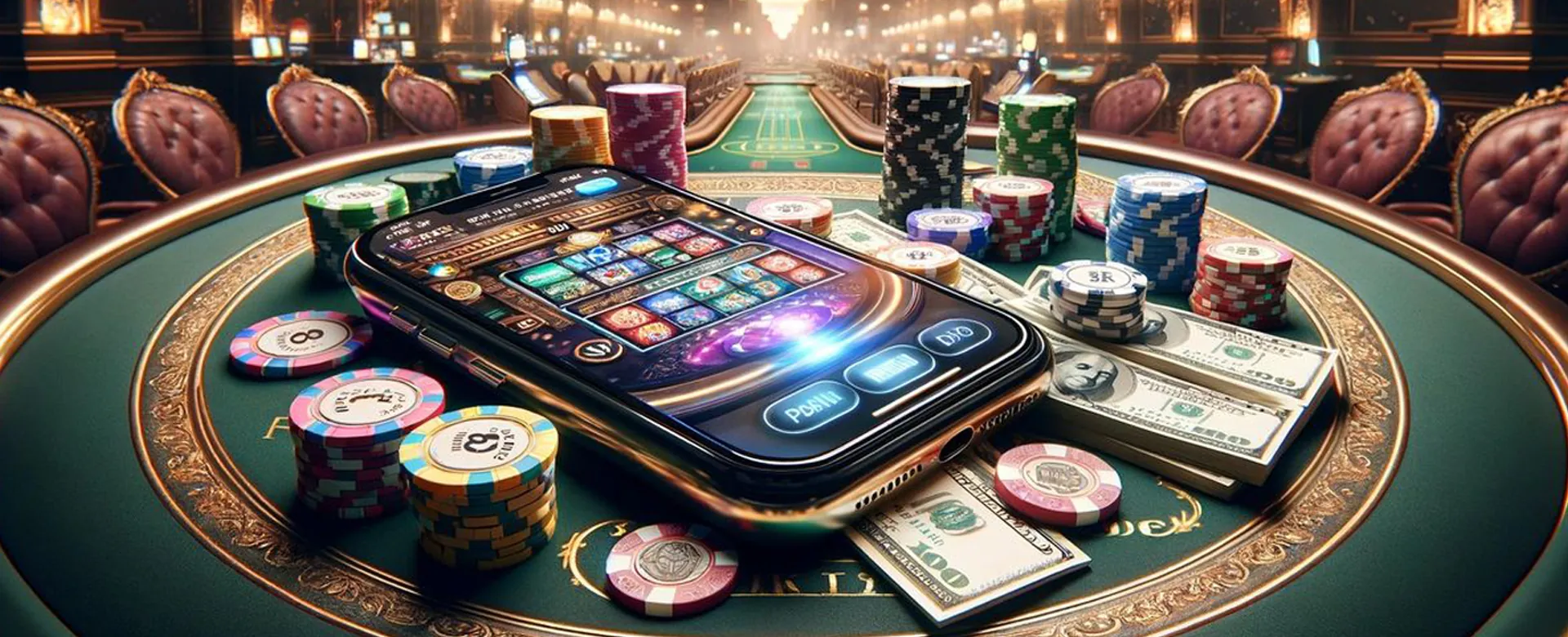 Hero image showing ph365 online casino interface with a golden theme